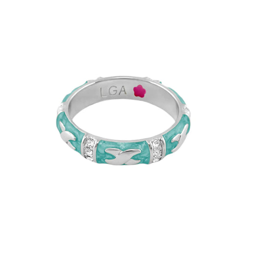 Elegant Hugs Stackable Ring